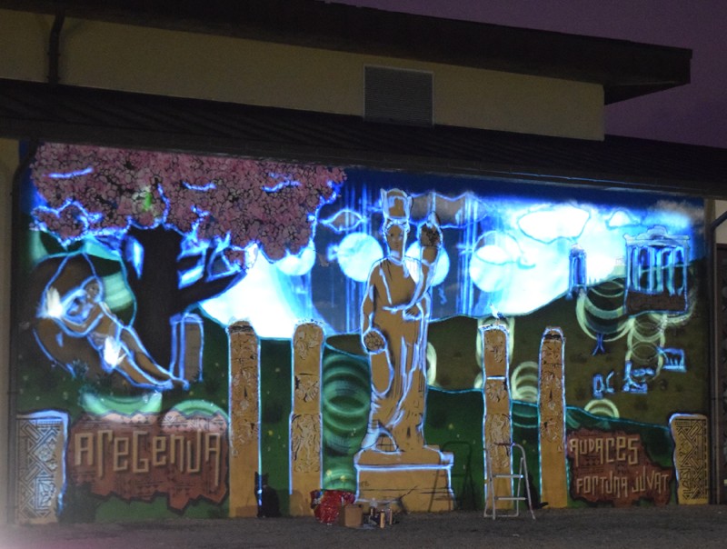 Mise en lumière : projections "murmures archéologiques"