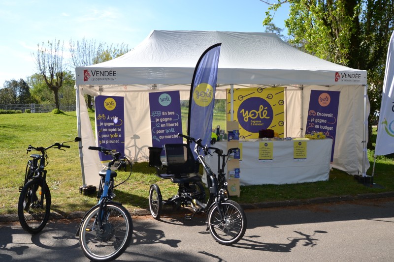 Stand « Yolé » - Mai à vélo - Beauvoir sur Mer