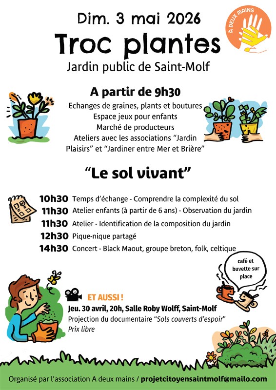 Troc plantes et animations - Saint Molf