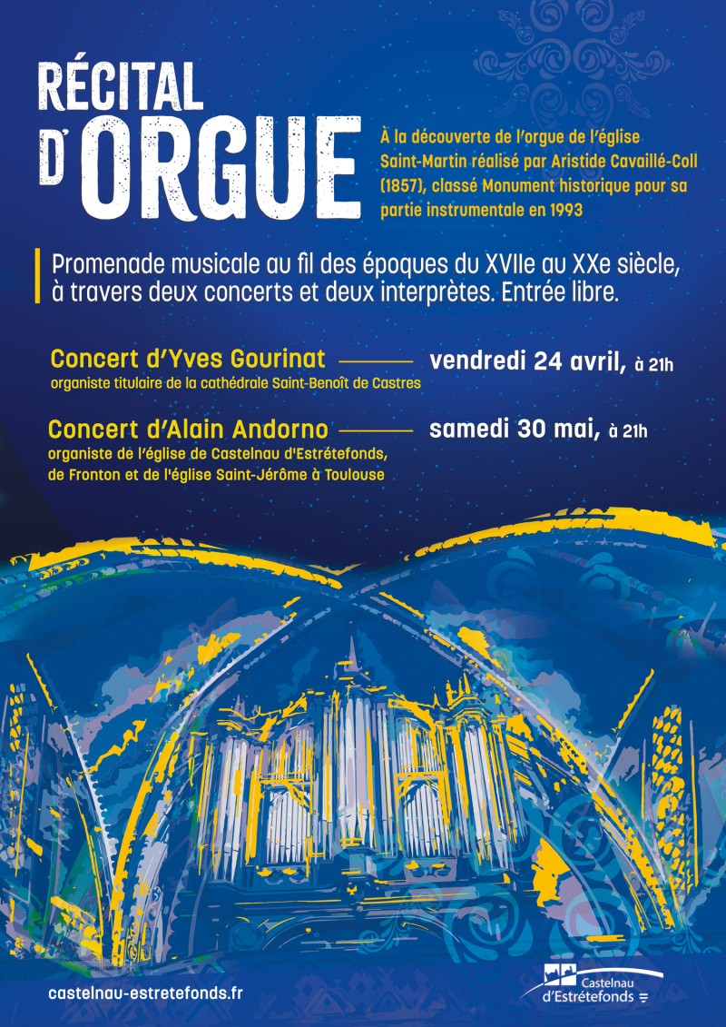 Récital d'orgue à l'église Saint-Martin