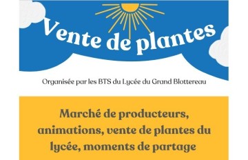 Vente de plantes - par les BTS du Lycée Grand Blottereau