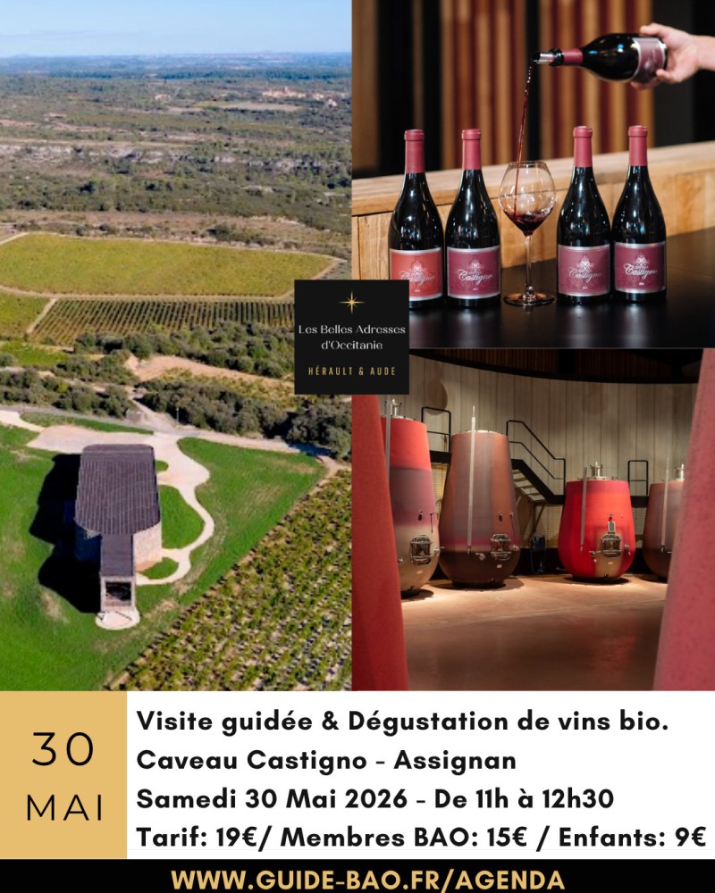 Visite guidée Caveau Castigno à Assignan