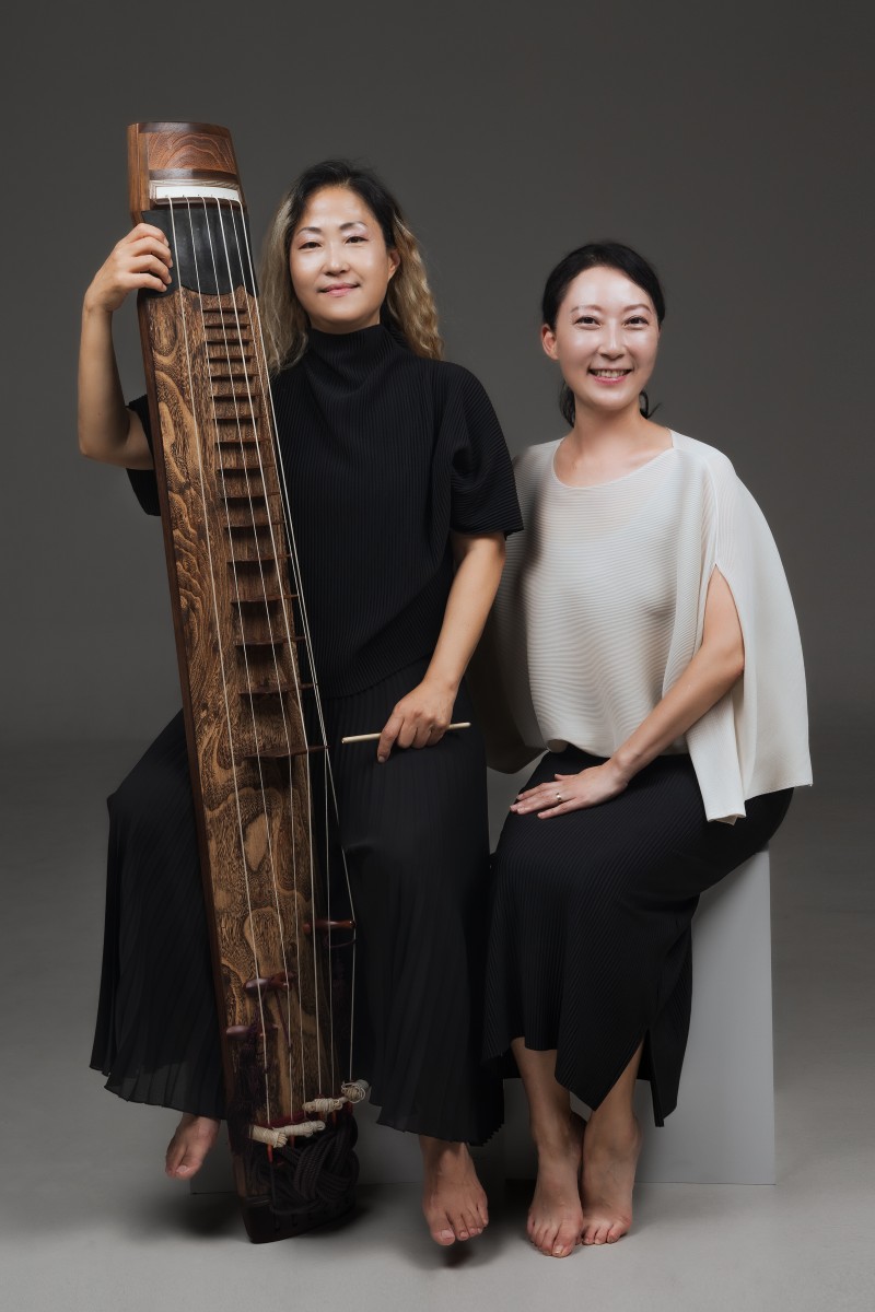 Création inédite "Sculpture de souffle" par le duo coréen U_RI (우리)