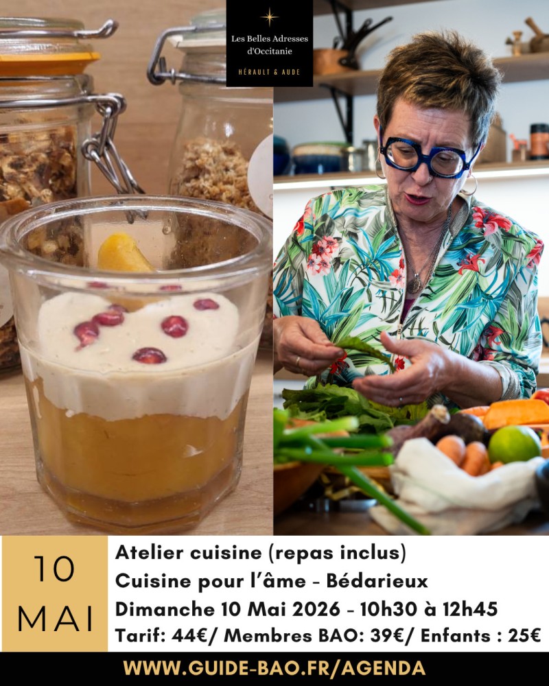 Atelier Cuisine et repas  / Cuisine pour l'âme à Bédarieux