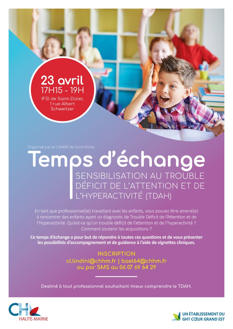 Temps d'échanges entre professionnels sur le TDAH