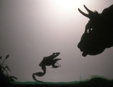 Les fables de la Fontaine, théâtre d'ombres