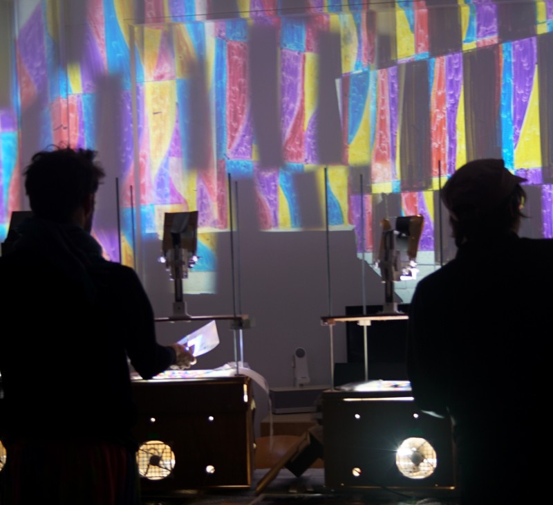 Atelier mapping : Projections lumineuses