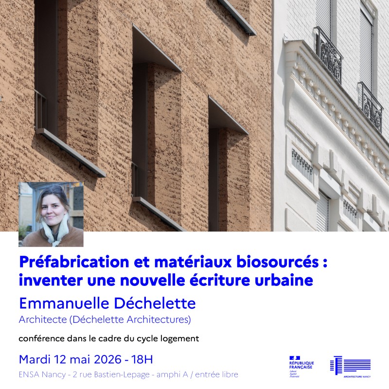 Préfabrication et matériaux biosourcés : inventer une nouvelle écriture urbaine