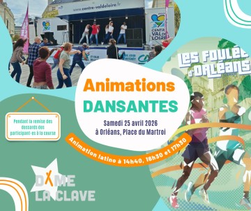 Animations dansantes latino sur la Place du Martroi