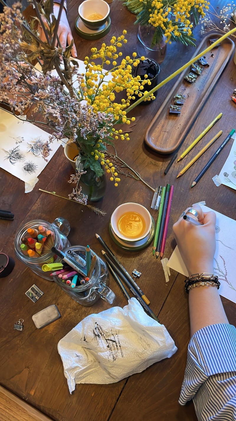 Atelier de dessin botanique pour adultes