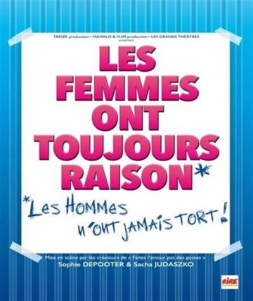 Les femmes ont toujours raison, les hommes n'ont jamais tort