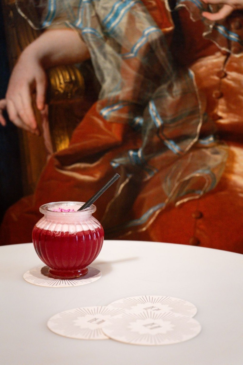 Cocktails de couleurs et de fleurs