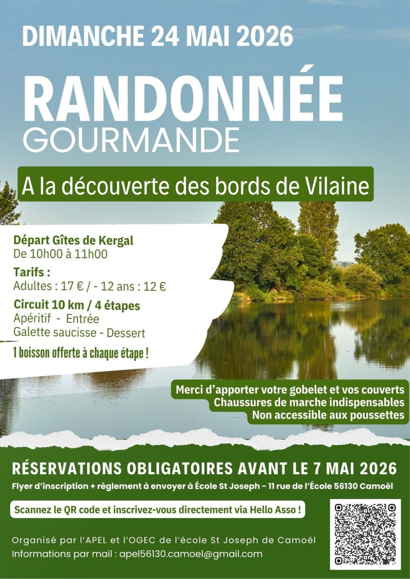 Randonnée gourmande - A la découverte des bords de Vilaine
