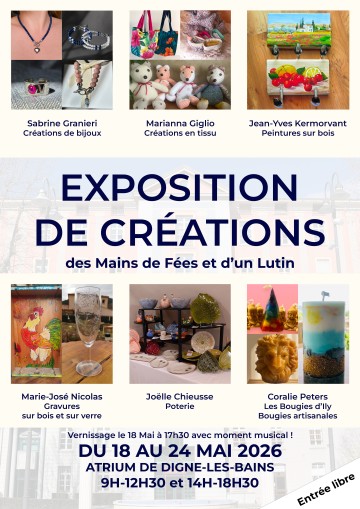 Exposition de créations