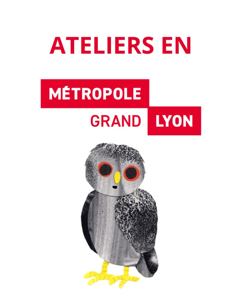 Atelier pochoir avec Bernadette Gervais