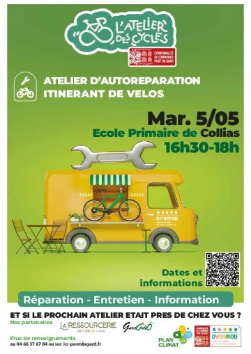 atelier d'autoréparation vélos