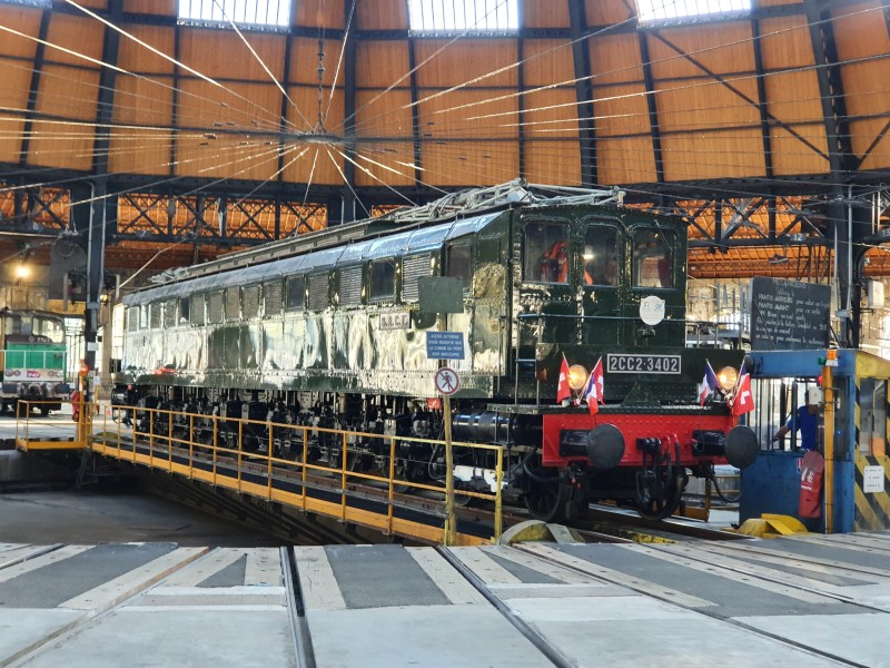 Visite du CIAP de la rotonde SNCF et des anciennes locomotives