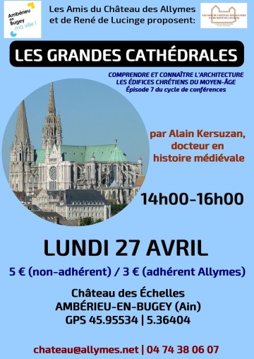 CONFÉRENCE : Les Grandes Cathédrales