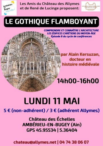 CONFÉRENCE : Le Gothique Flamboyant