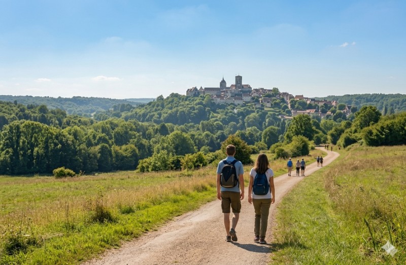 Route 18-30 ans à Vézelay