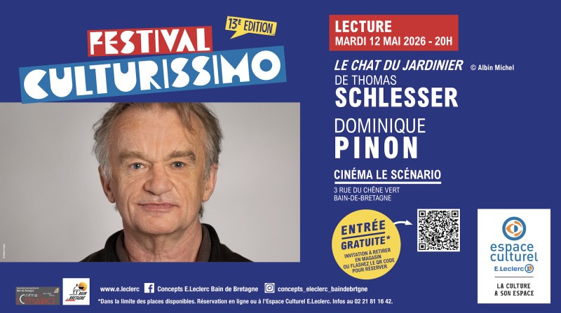Festival Culturissimo - Lecture de Dominique Pinon