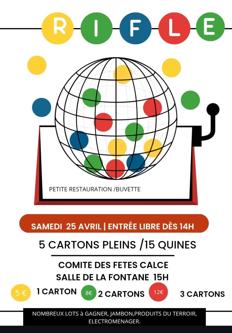 Rifle du comité des fêtes