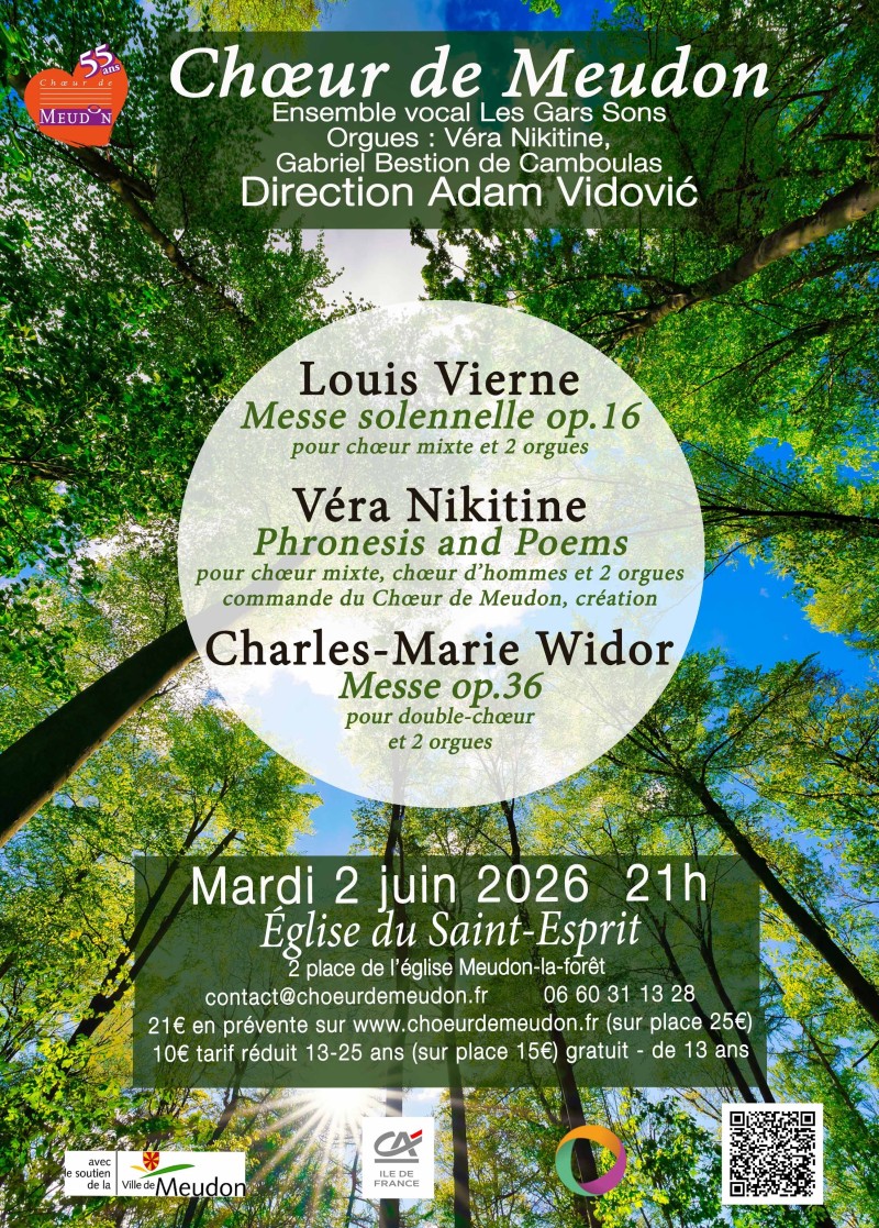 Concert des 55 ans du Choeur de Meudon