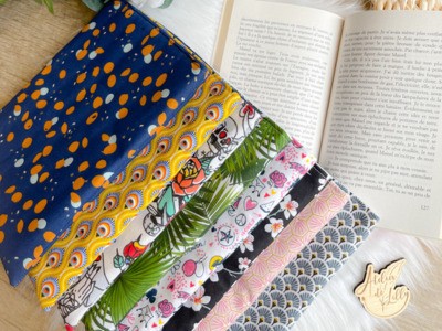 Atelier couture - pochette à livres