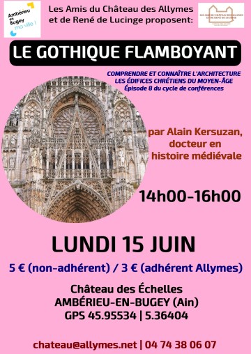 CONFÉRENCE : Le Gothique Flamboyant