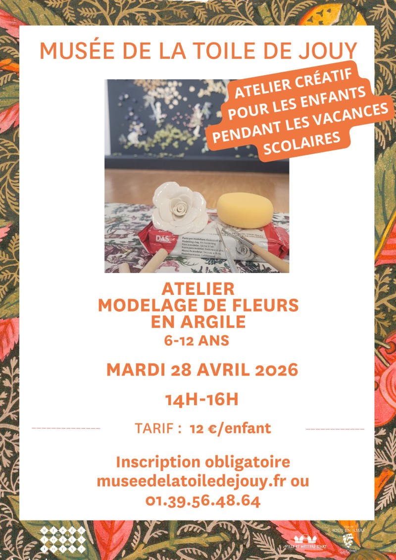Atelier créatif modelage des fleurs