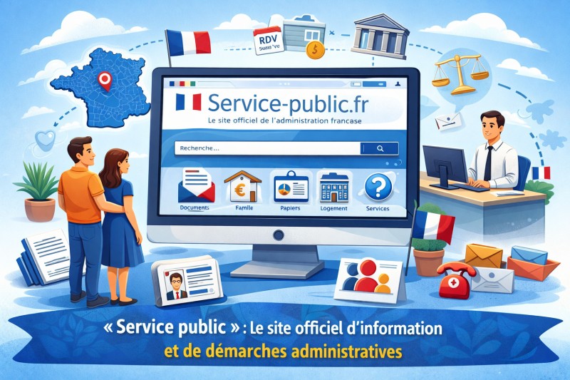 « Service public » : le site officiel d’information et de démarches administratives