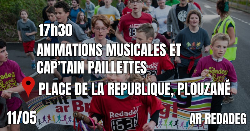 Redadeg - Animations musicales et Captain Paillettes