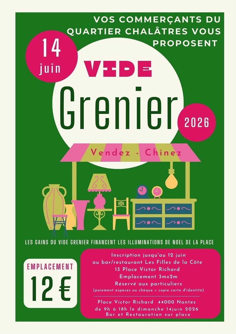 Vide-greniers du quartier Chalâtres