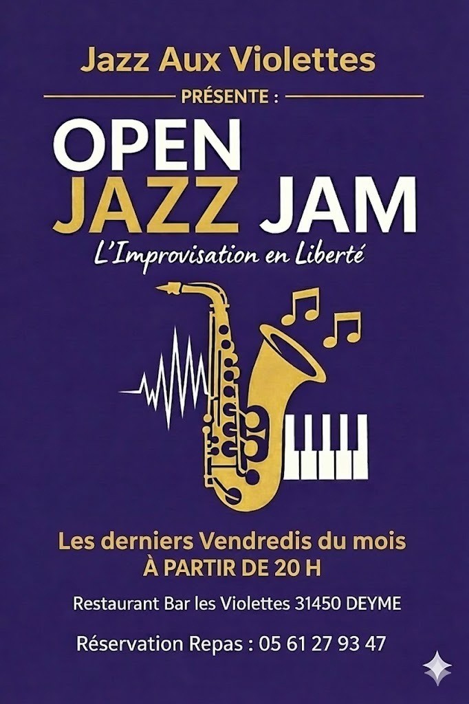 Spécial Bossa Nova Jazz aux Violettes Open Jazz Jam