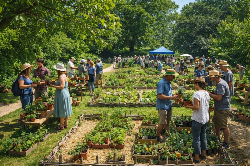Troc & savoirs au jardin médiéval du Château
