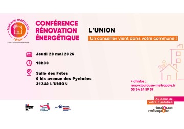 Tout public - Comment réussir votre rénovation énergétique - Conférence à L'Union