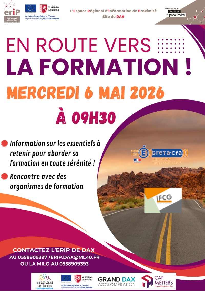 ERIP de Dax - En route vers la formation ! 05/26