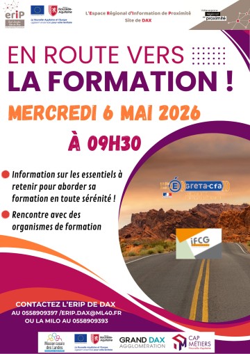 ERIP de Dax - En route vers la formation ! 05/26