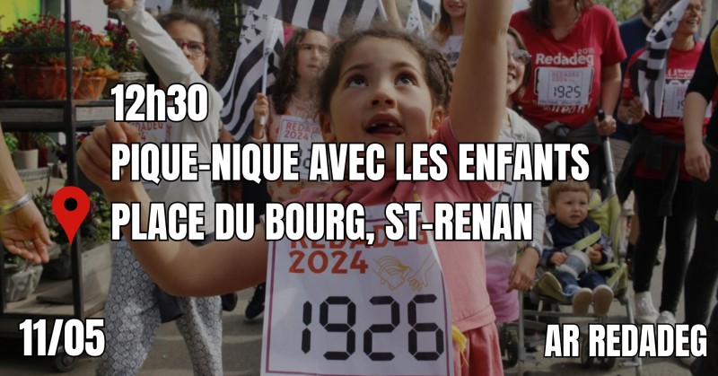 Redadeg - Pique-nique avec les enfants