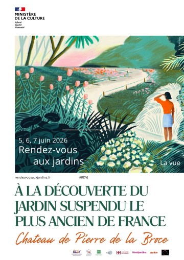 À la découverte du jardin suspendu le plus ancien de France : Château Pierre de la Broce