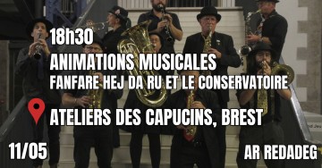 Animations musicales Fanfare Hej da Ru et le Conservatoire