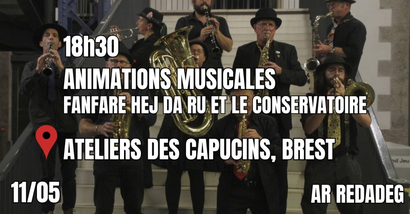 Animations musicales Fanfare Hej da Ru et le Conservatoire