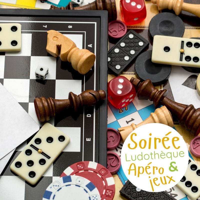 Une soirée apéro / jeux à la Ludothèque de l'Estey 🎉