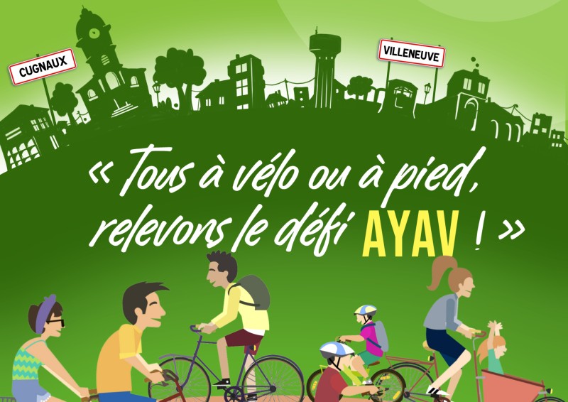 Challenge AYAV - tous à vélo ou à pied, relevons le défi !