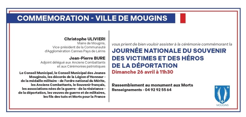 Journée nationale du souvenir des Victimes et des Héros de la déportation