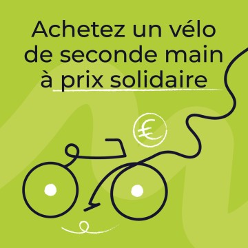 Vente solidaire de vélos de seconde main