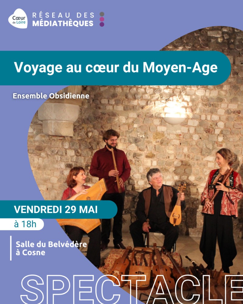 Voyage au cœur du Moyen-Age par l’Ensemble Obsidienne