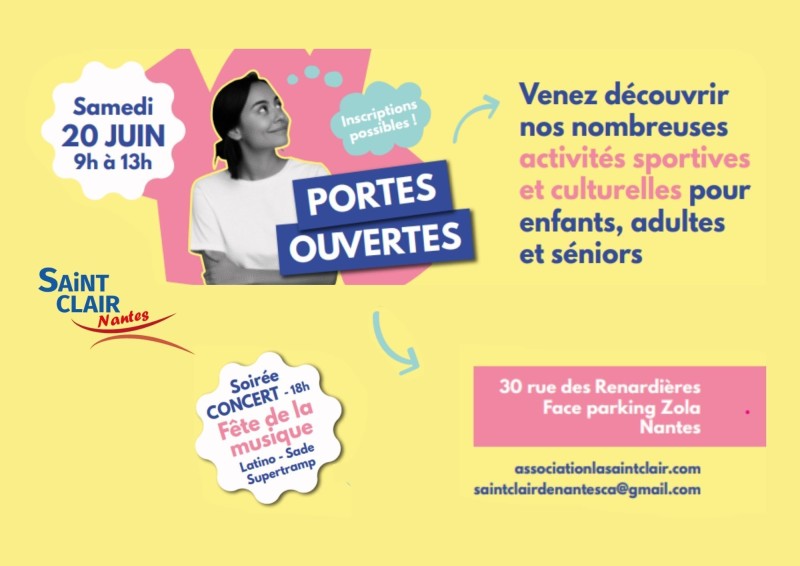 Journée portes ouvertes association La Saint Clair