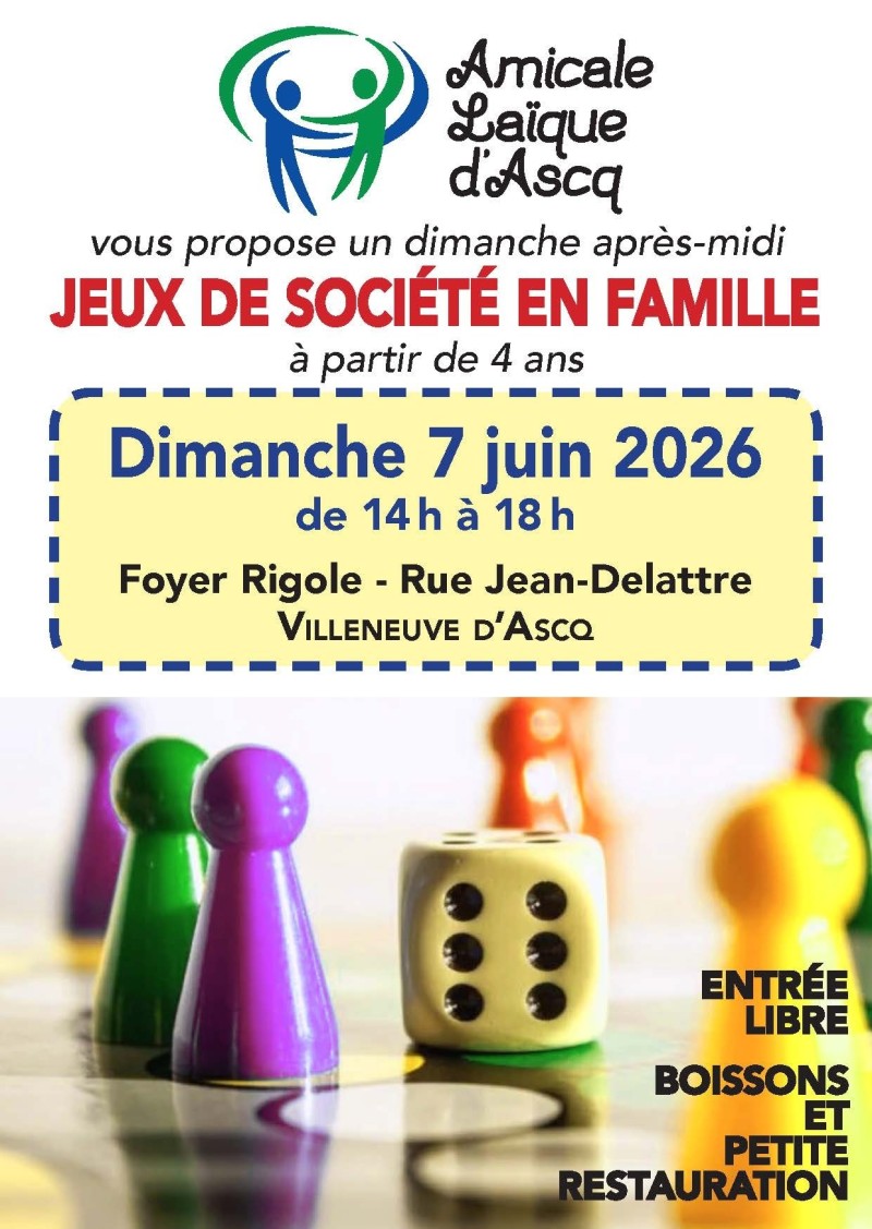 Après-midi jeux de société au Foyer Rigole