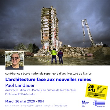 L'architecture face aux nouvelles ruines